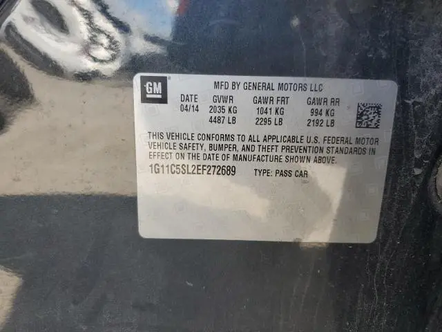 2014 CHEVROLET MALIBU 1LT  