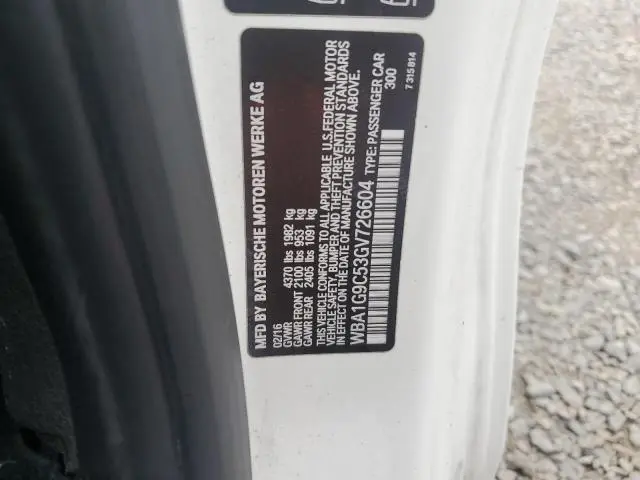 2016 BMW 228 XI SULEV  