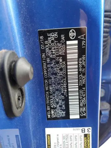 2018 TOYOTA C-HR XLE  