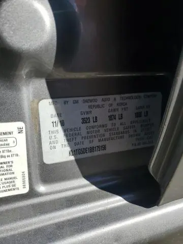 2011 CHEVROLET AVEO LT  