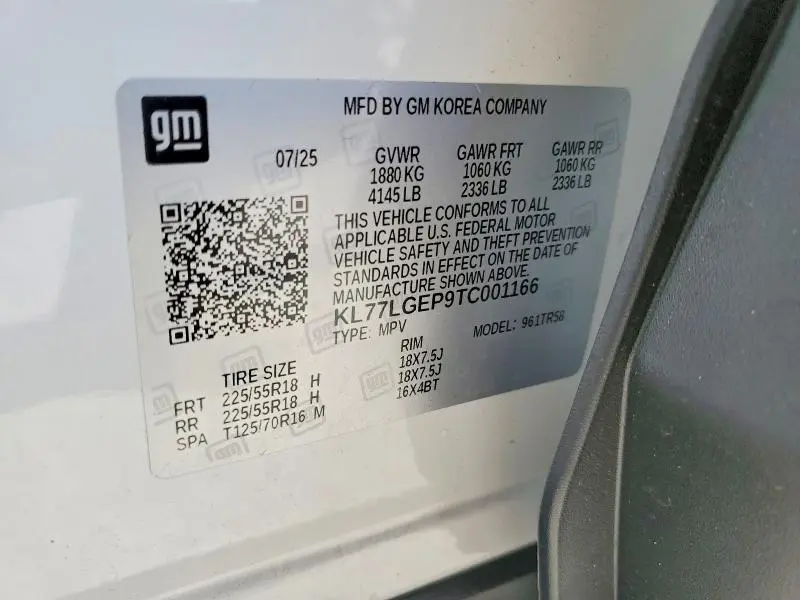 2026 CHEVROLET TRAX 1RS  