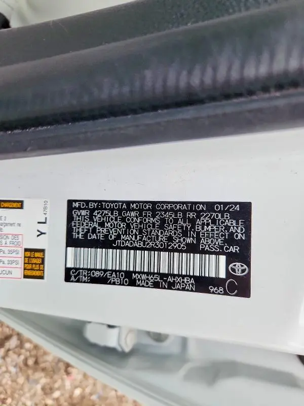 2024 TOYOTA PRIUS LIMITED  