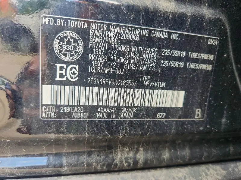 2024 TOYOTA RAV4 XLE  