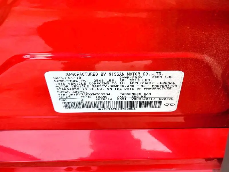 2019 INFINITI Q50 RED SPORT 400  