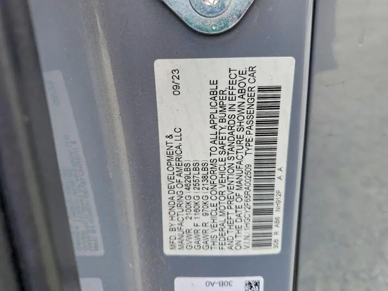 2024 HONDA ACCORD HYBRID EXL  