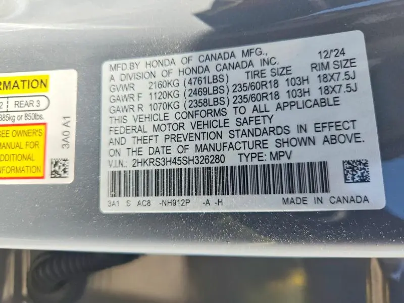 2025 HONDA CR-V EX  