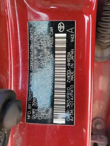 2011 TOYOTA PRIUS   