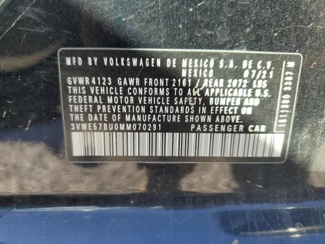 2021 VOLKSWAGEN JETTA SEL