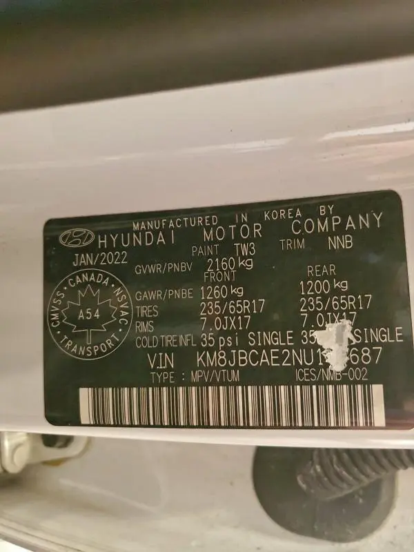 2022 HYUNDAI TUCSON SEL  