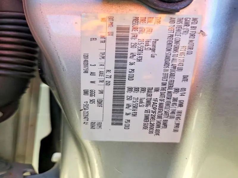 2014 FORD FOCUS SE  