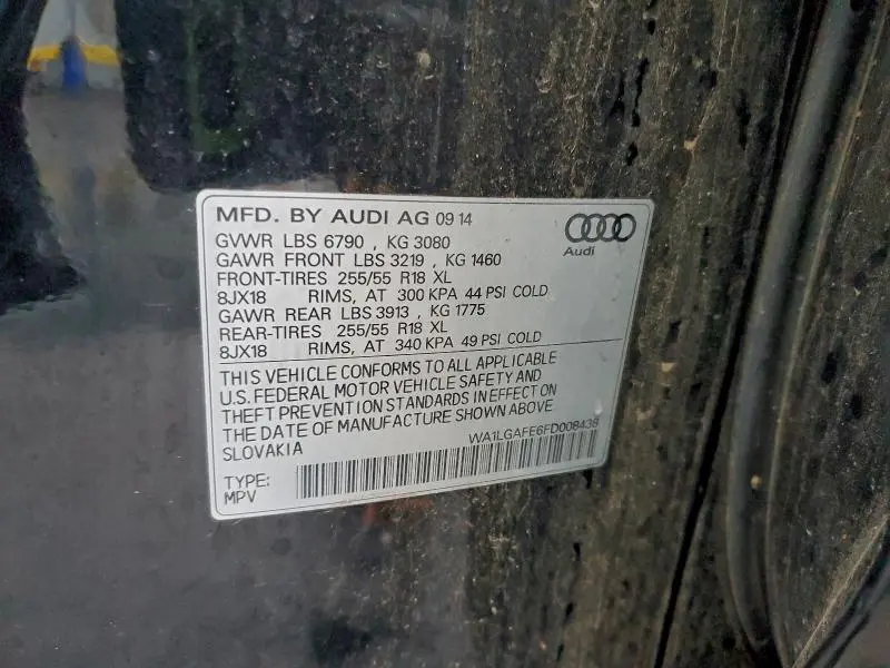 2015 AUDI Q7 PREMIUM PLUS  