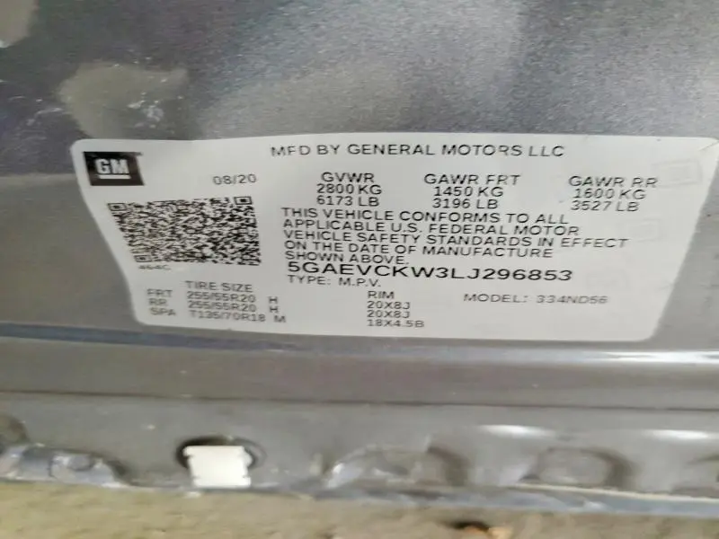 2020 BUICK ENCLAVE AVENIR  