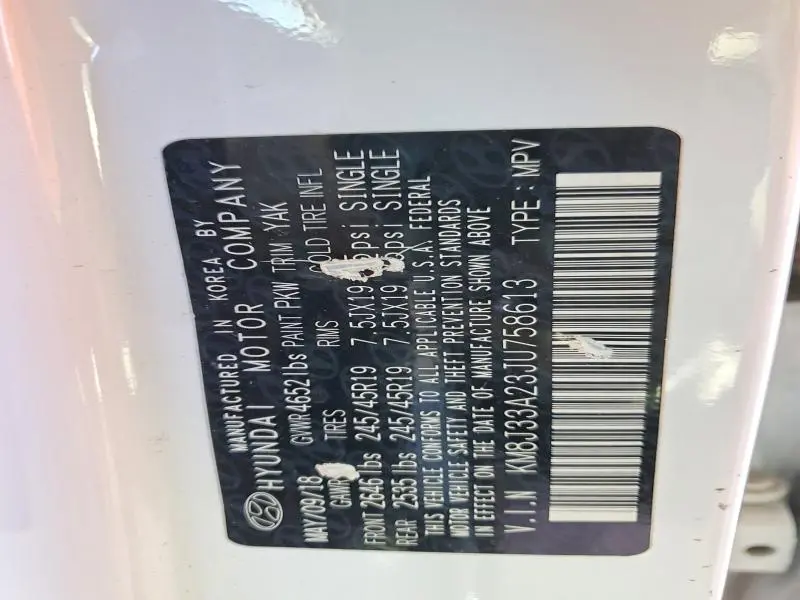 2018 HYUNDAI TUCSON VALUE  