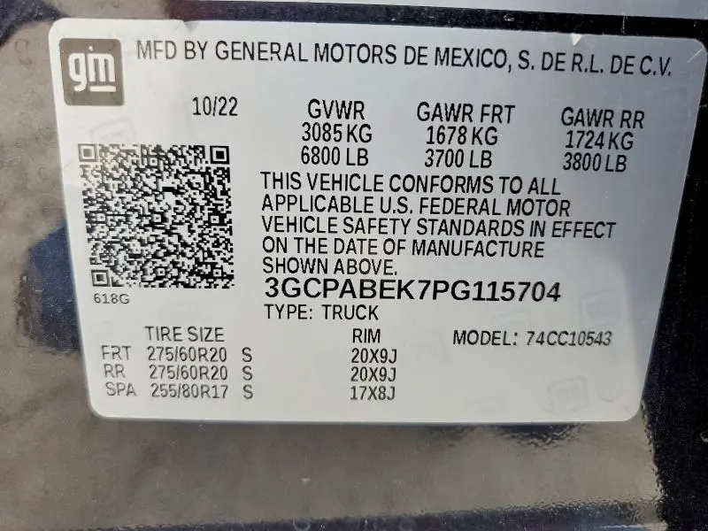 2023 CHEVROLET SILVERADO   