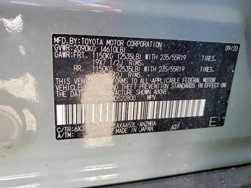 2021 TOYOTA RAV4 XLE PREMIUM  