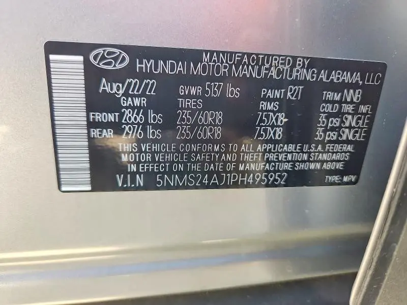 2023 HYUNDAI SANTA FE SEL  