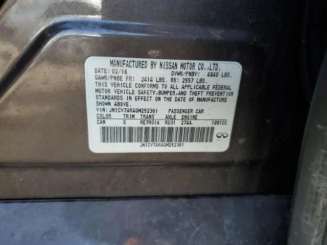 2016 INFINITI Q50 BASE