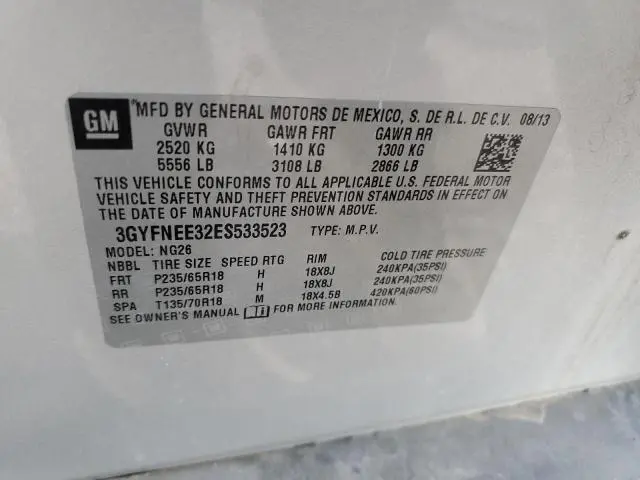 2014 CADILLAC SRX LUXURY COLLECTION  