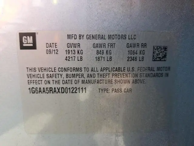 2013 CADILLAC ATS