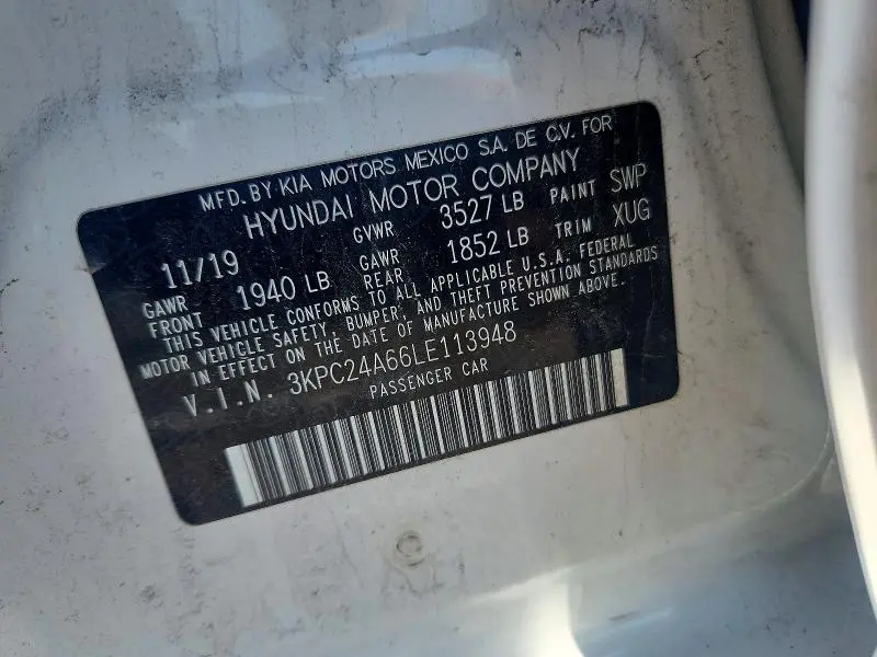2020 HYUNDAI ACCENT SE  