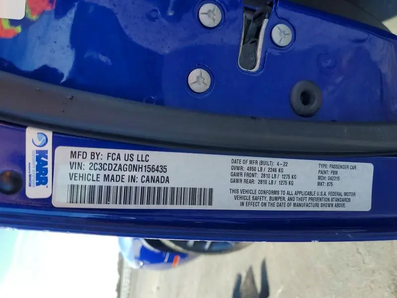 2022 DODGE CHALLENGER SXT  