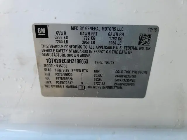 2017 GMC SIERRA K1500 SLT  