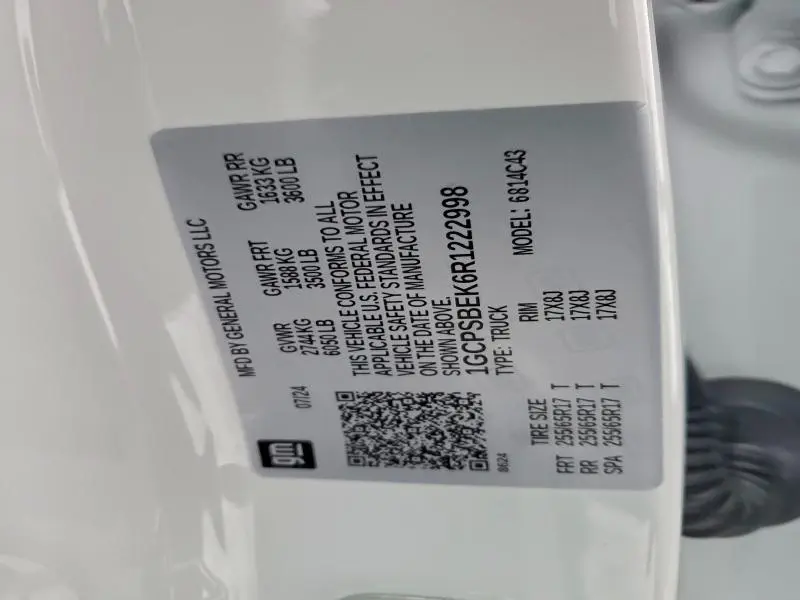 2024 CHEVROLET COLORADO   