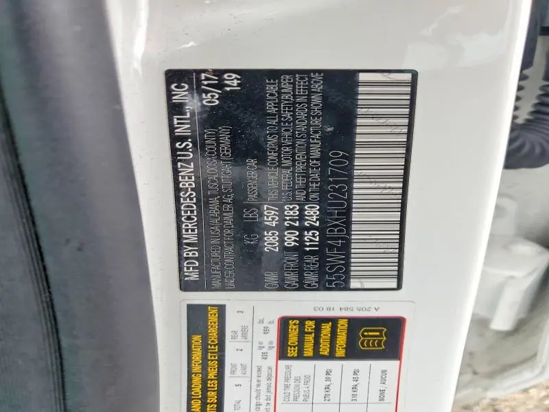 2017 MERCEDES-BENZ C 300  