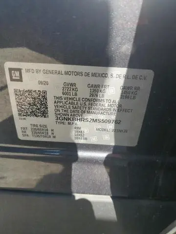 2021 CHEVROLET BLAZER 2LT  