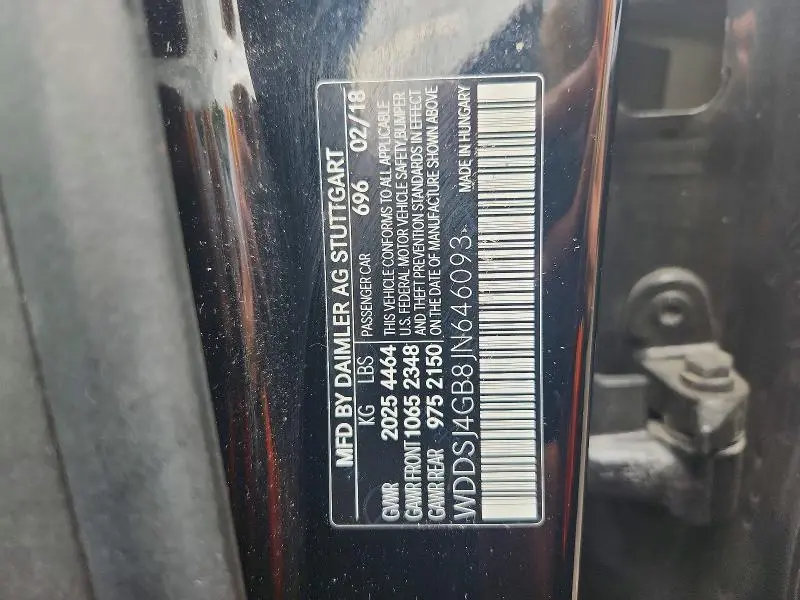 2018 MERCEDES-BENZ CLA 250 4MATIC  