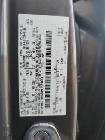 2021 FORD ESCAPE SEL  