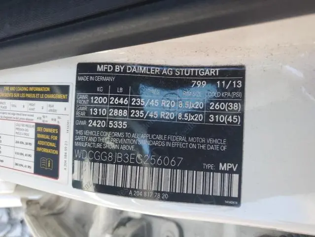 2014 MERCEDES-BENZ GLK 350 4MATIC  