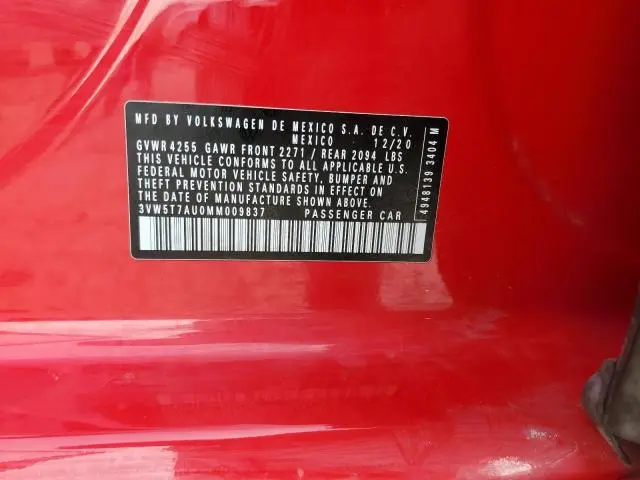 2021 VOLKSWAGEN GTI S  