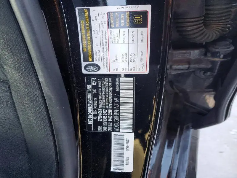 2017 MERCEDES-BENZ S 550 4MATIC  