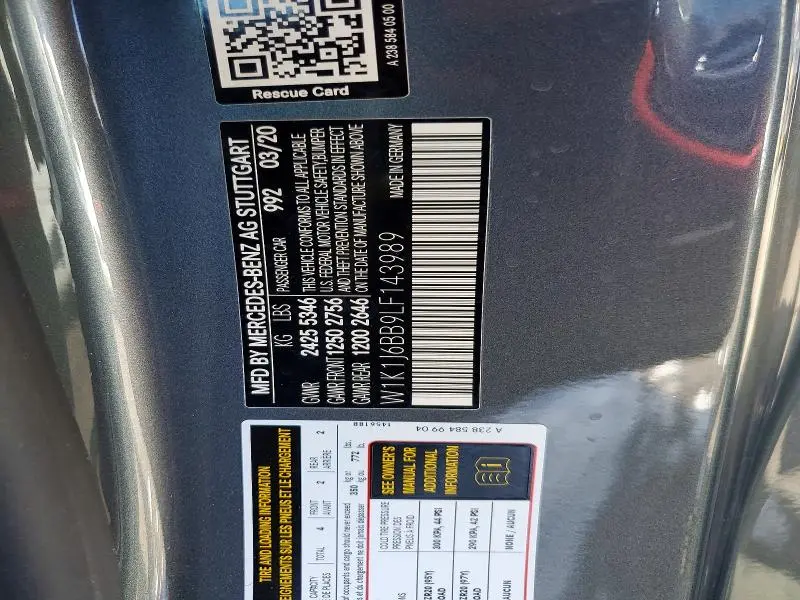 2020 MERCEDES-BENZ E AMG 53  