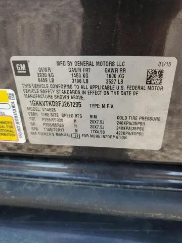 2015 GMC ACADIA DENALI  