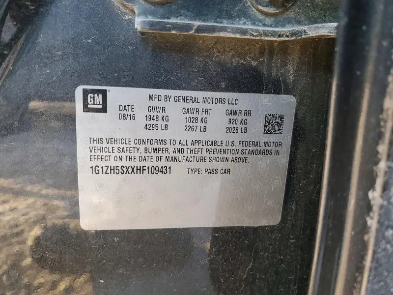 2017 CHEVROLET MALIBU PREMIER  