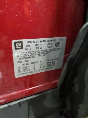 2021 CHEVROLET TRAILBLAZER LT  