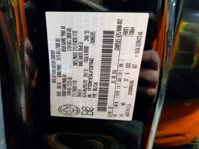 2018 FORD F150 SUPERCREW  