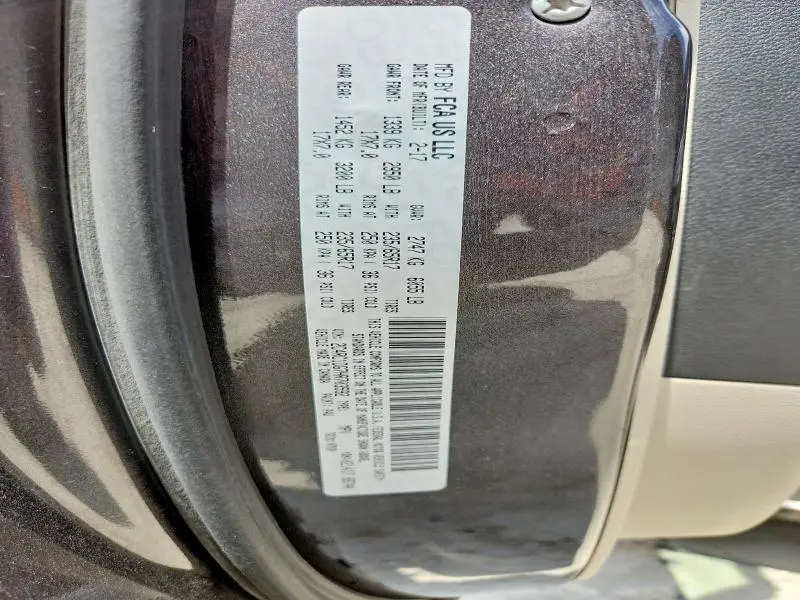 2017 CHRYSLER PACIFICA TOURING  
