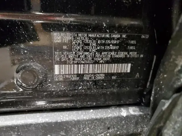 2022 TOYOTA RAV4 XLE  