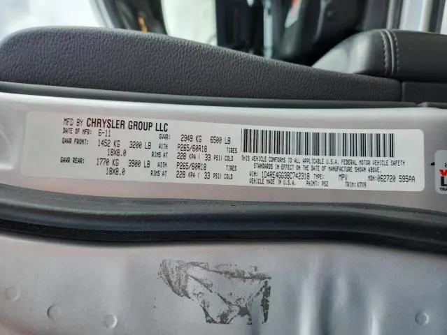 2011 DODGE DURANGO CREW  