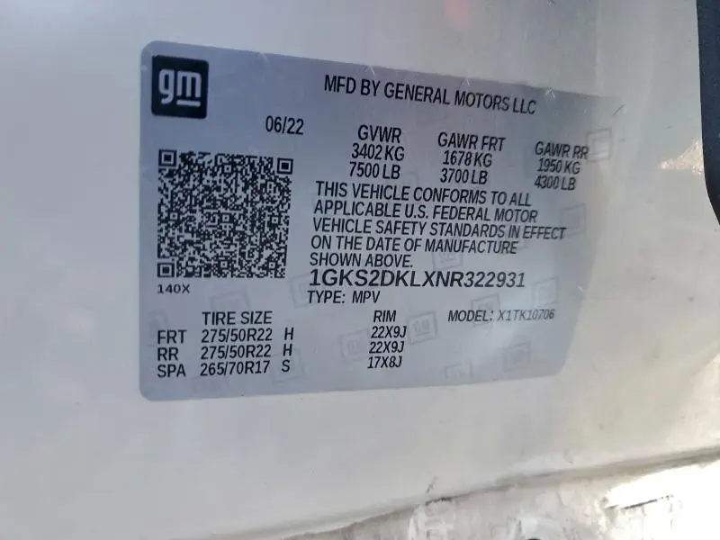 2022 GMC YUKON DENALI  