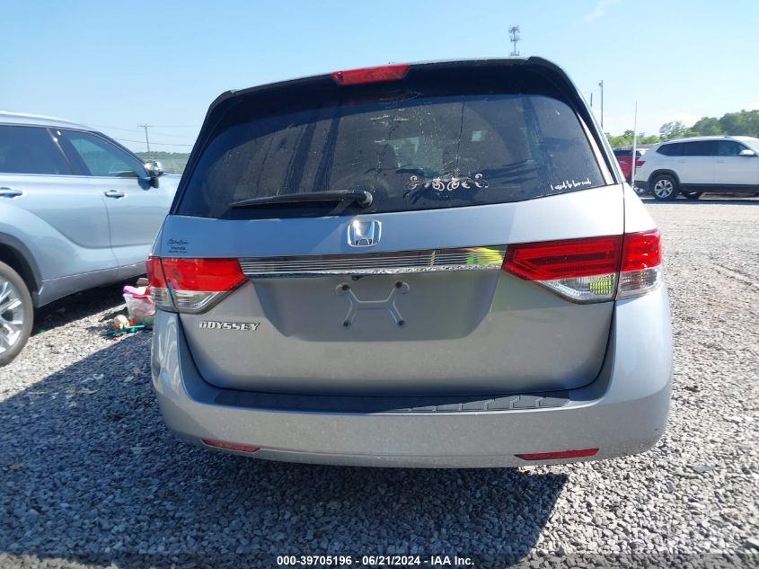 2017 HONDA ODYSSEY EX-L