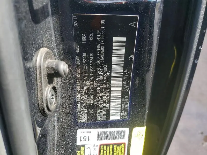 2017 TOYOTA SIENNA XLE PREMIUM 7-PASSENGER  