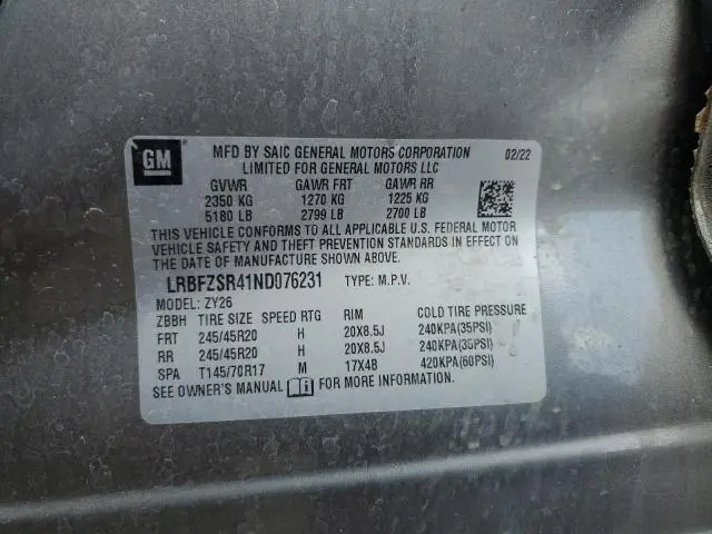 2022 BUICK ENVISION AVENIR  