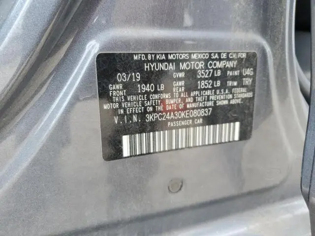 2019 HYUNDAI ACCENT SE  