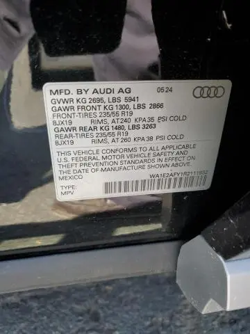 2024 AUDI Q5 E PREMIUM PLUS 55