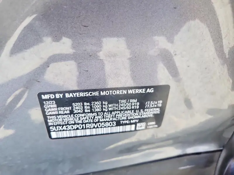 2024 BMW X3 SDRIVE30I  
