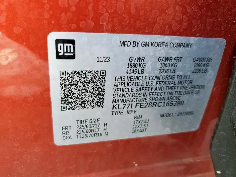 2024 CHEVROLET TRAX LS  